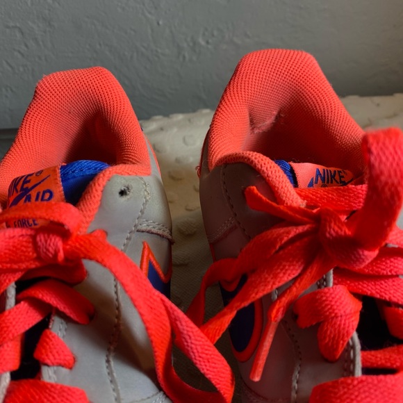 Nike Air Force 1 Low Wolf Grey/Game Royal-Hot Punch - Picture 16 of 16